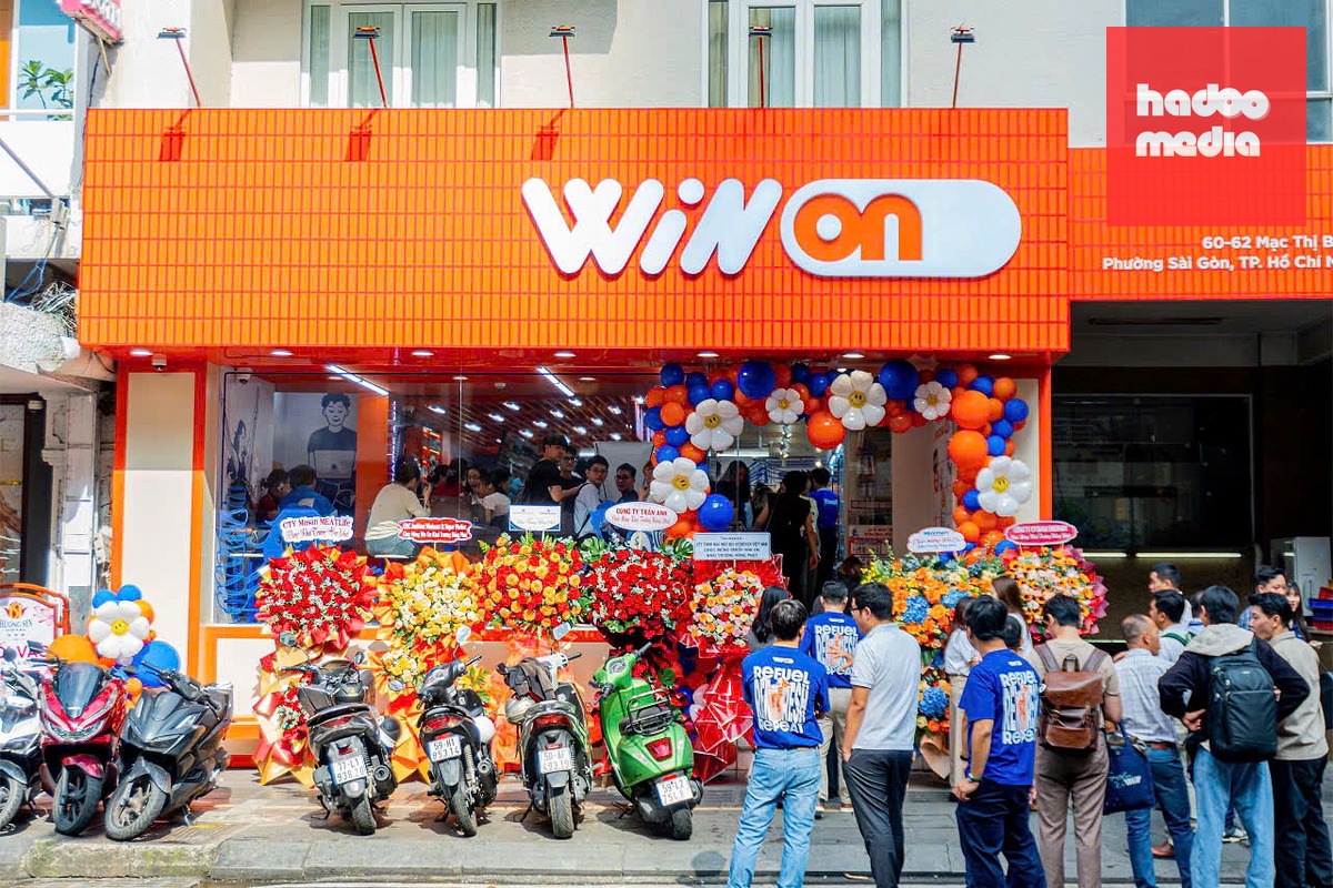Cửa hàng WiN ON tại 60 Mạc Thị Bưởi, phường Sài Gòn, TP. HCM - Ảnh: DNCC