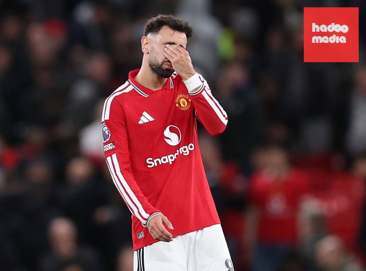 Bruno Fernandes sa sút thấy rõ trong mùa này. Ảnh: EPA.
