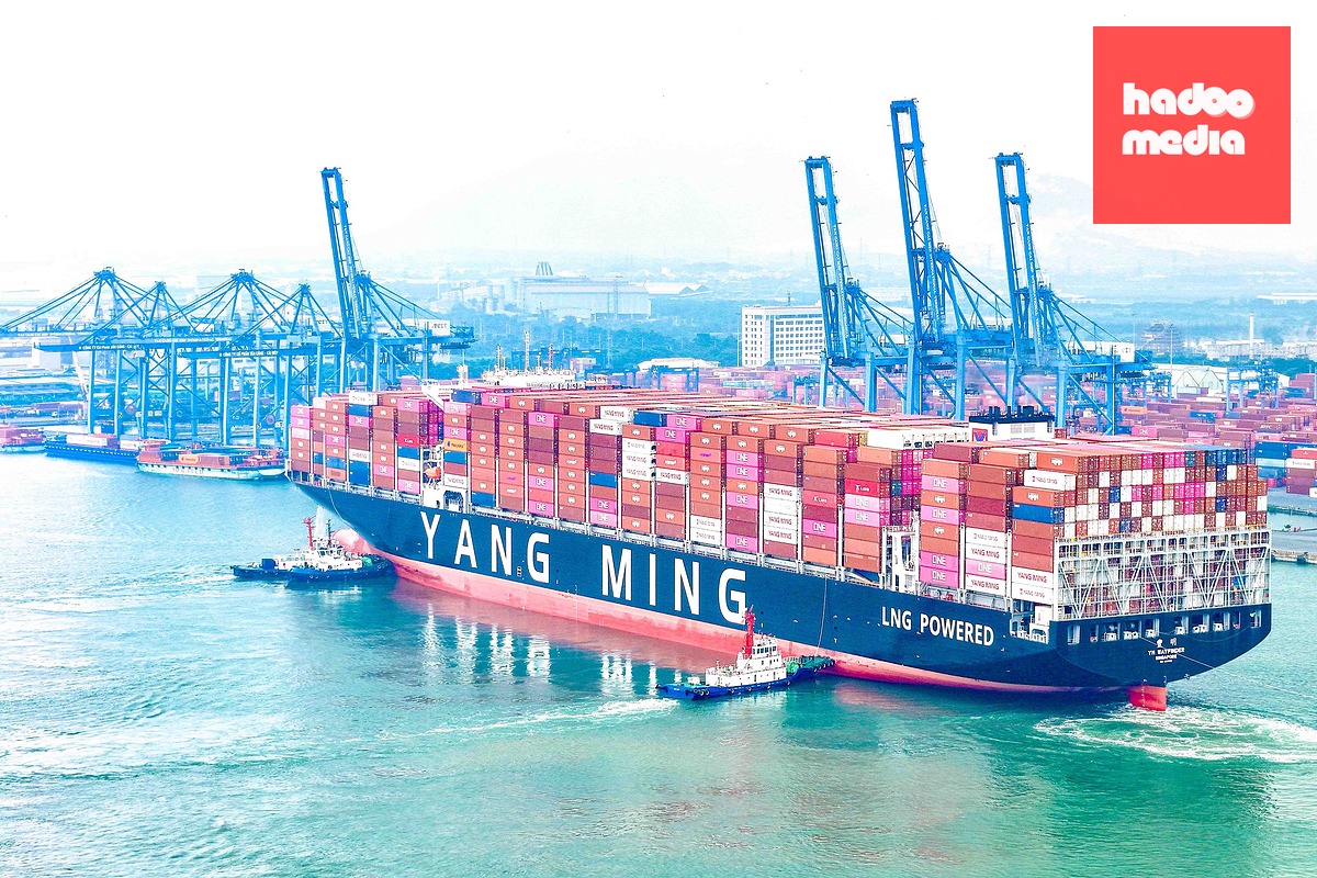 Tàu mẹ YM WAYFINDER cập cảng TCIT - Ảnh: TCIT