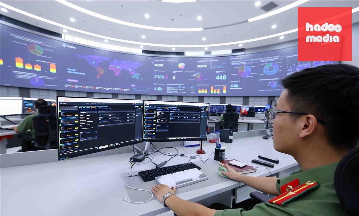 Những người lính bảo vệ vững chắc chủ quyền số quốc gia trên không gian mạng - Ảnh: Cục An ninh mạng