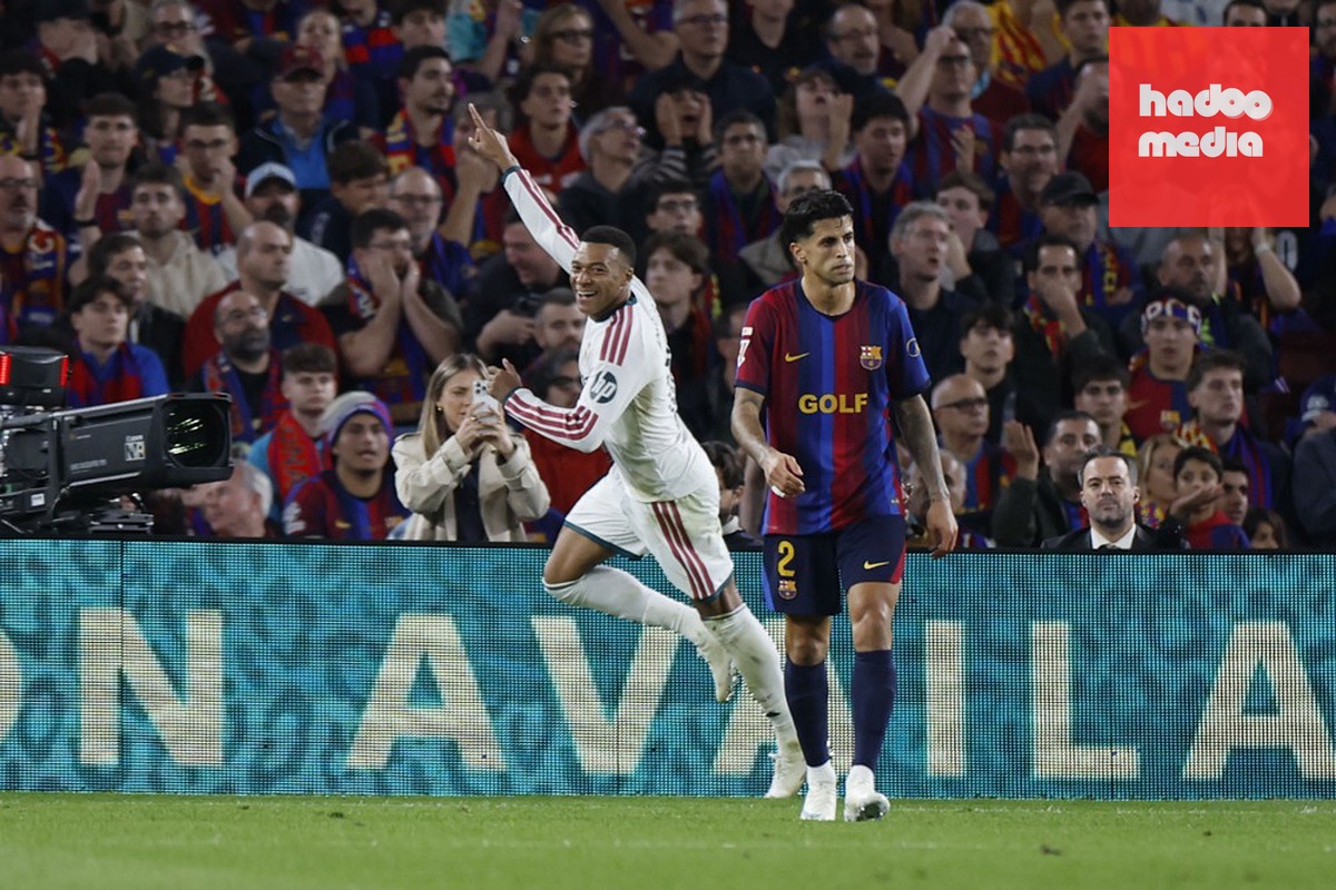 Mbappe ghi cả 2 bàn thắng cho Real. Ảnh: EPA.
