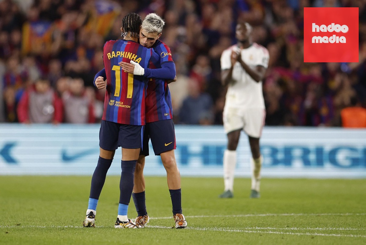 Nỗ lực của Raphinha là không đủ để giúp Barca có điểm. Ảnh: EPA.
