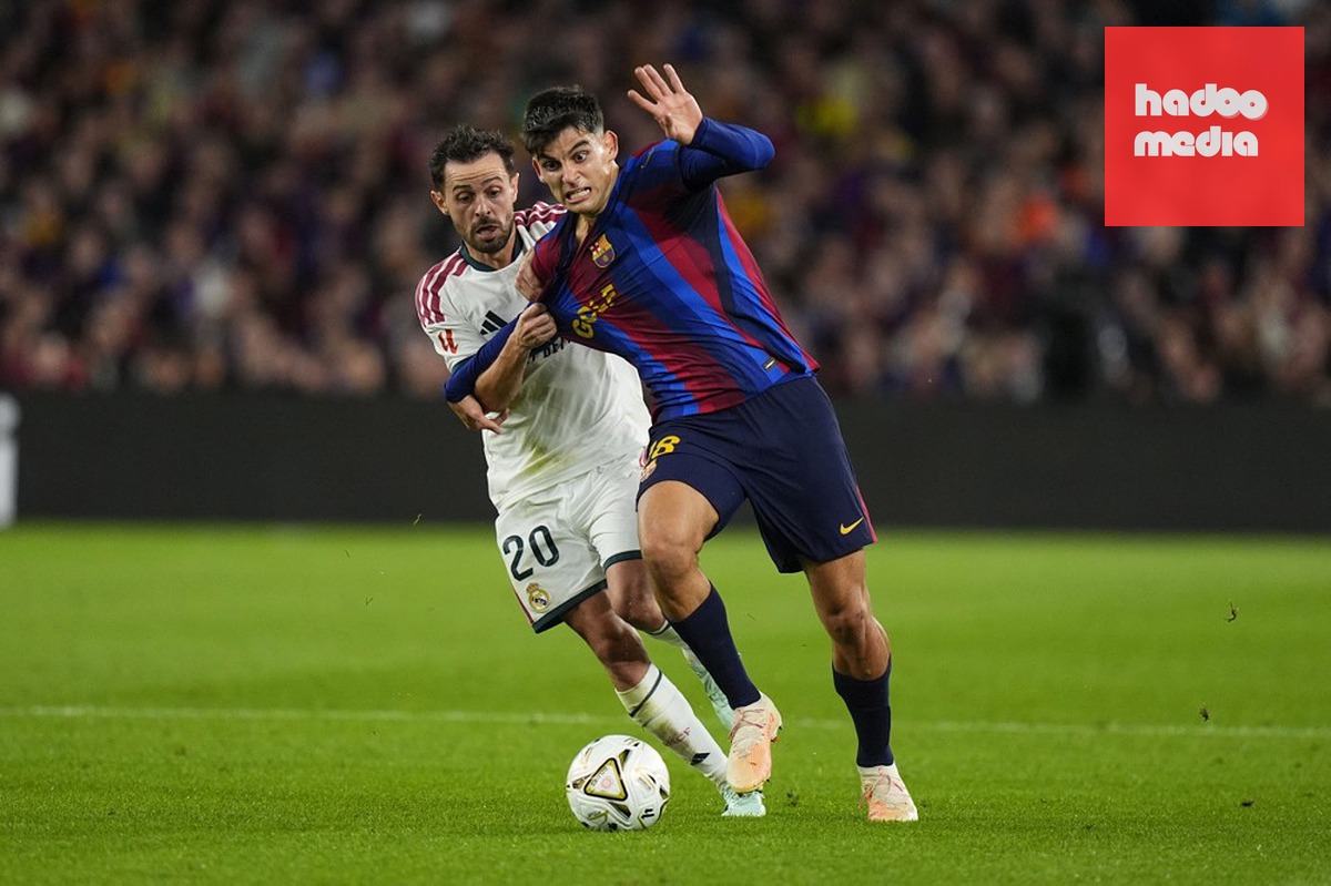 Bernardo Silva – 6.4/10: Tích cực phòng ngự từ xa, cầm nhịp và thoát pressing trong bối cảnh Real giữ ít bóng, thi đấu bền bỉ đến phút 80. Ảnh: EPA.

Arda Guler – 7/10: Mối đe dọa thường trực bên cánh phải với 5 cú sút (3 lần trúng đích), chỉ thiếu một chút sắc bén để có bàn thắng. Ảnh: EPA.

Jude Bellingham – 7.2/10: Gây ấn tượng ở khối lượng vận động và phong tỏa nhạc trưởng Rodri của Barca nhiều hơn là khâu tấn công; bỏ lỡ một cơ hội dứt điểm ở phút 78. Ảnh: EPA.

Yan Diomande – 7/10: Chăm chỉ hỗ trợ phòng ngự bên cánh trái, có một nỗ lực phản công nguy hiểm cuối hiệp một trước khi rời sân nhường chỗ cho Carlos Espi. Ảnh: EPA.

Kylian Mbappe – 8.3/10 (Cầu thủ xuất sắc nhất trận): Ngôi sao người Pháp định đoạt trận Siêu kinh điển với cú đúp (phút 41 và 87), chính thức chạm mốc 100 bàn thắng trong màu áo Real Madrid.