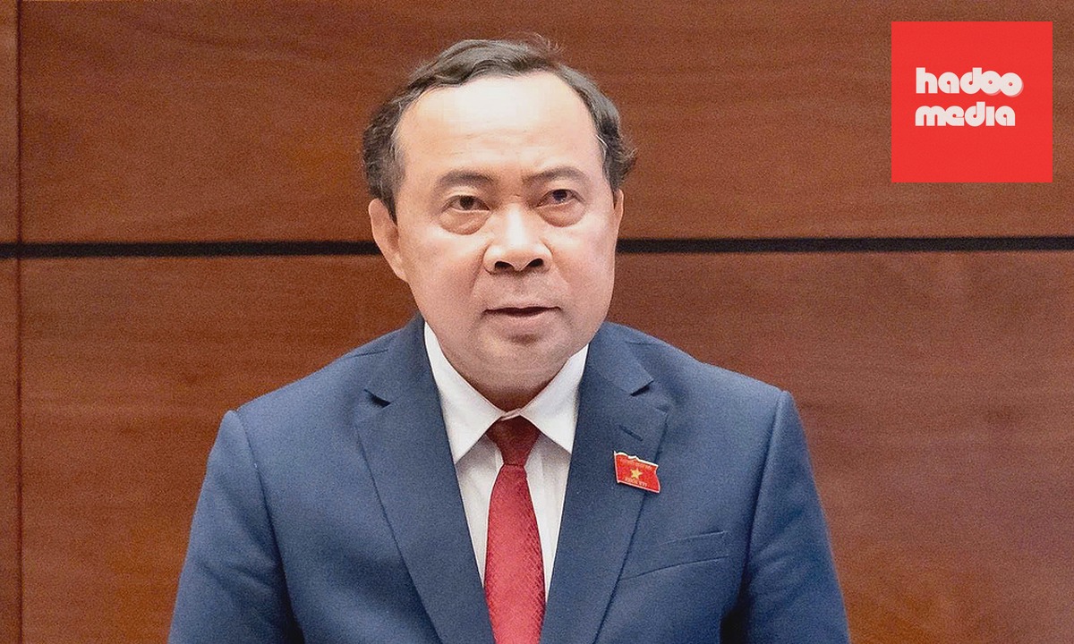 Bộ trưởng Khoa học và Công nghệ Vũ Hải Quân tại Quốc hội. Ảnh: Cổng TTĐT Quốc hội