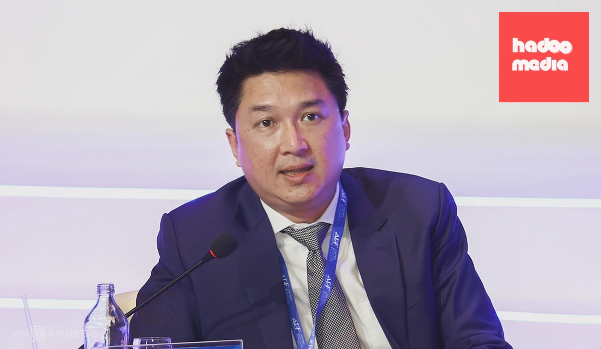 Ông Nick Chong, Trưởng bộ phận Tư vấn Đầu tư, khu vực Đông Nam Á, Tập đoàn Arup, tại sự kiện CEO 500, chiều 26/10. Ảnh: Quỳnh Trần