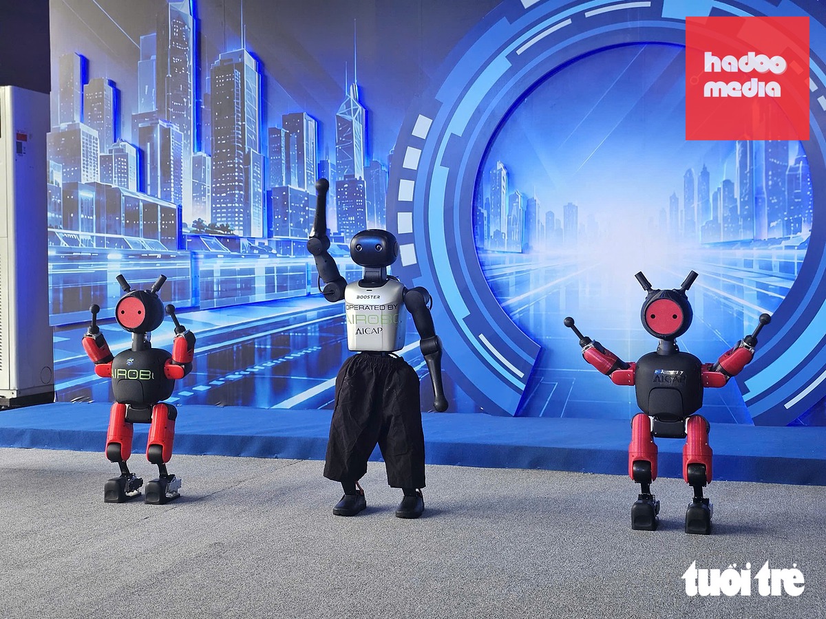 Robot hình người, trí tuệ nhân tạo (AI) đổ bộ Không gian tăng trưởng xanh TP.HCM (GRECO 2026) - Ảnh: NHẬT XUÂN