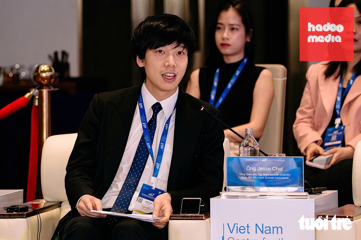 Ông Jesse Choi, Tổng giám đốc Tập đoàn Sunwah - Ảnh: THANH HIỆP