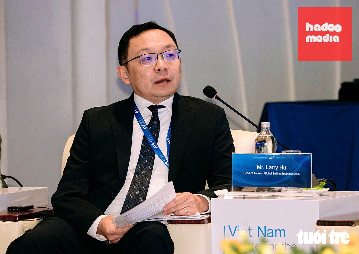 Ông Larry Hu, Giám đốc Amazon Global Selling khu vực Đông Nam Á - Ảnh: THANH HIỆP