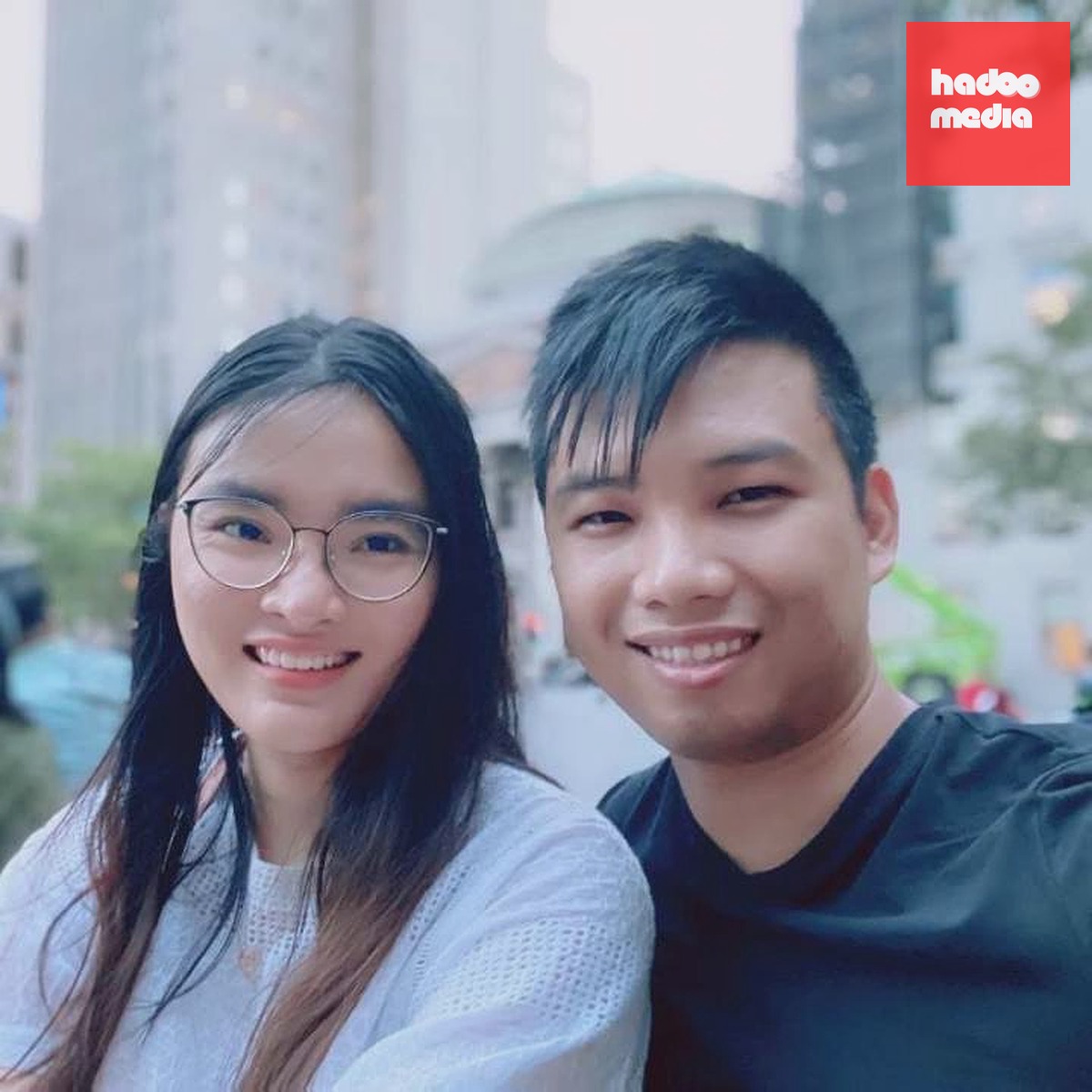Khoa Tran và Quynh (Isabelle) Nguyen. Ảnh: Facebook