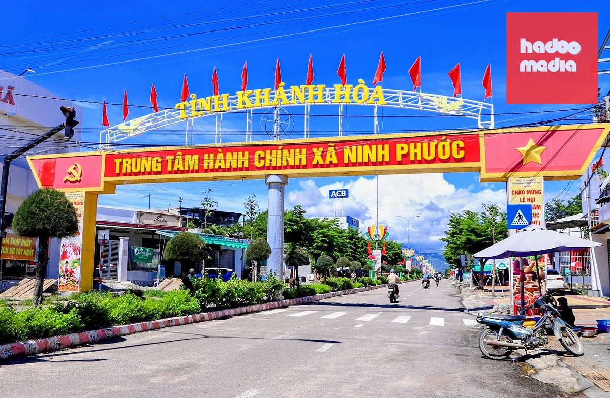 Trung tâm hành chính xã Ninh Phước (tỉnh Khánh Hòa) hiện đại, khang trang - Ảnh: NÚI XANH