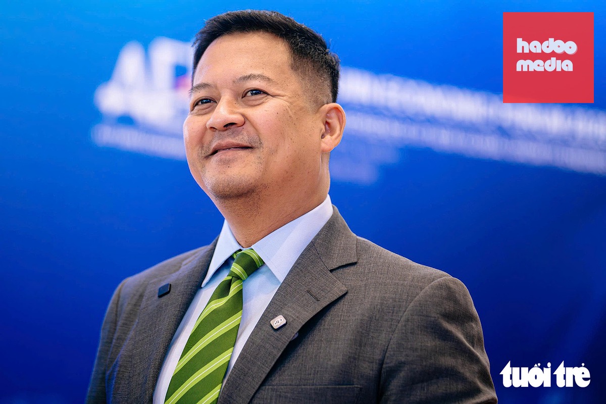 Trưởng đại diện IMF tại Việt Nam và Lào Fazurin Jamaludin chia sẻ với Tuổi Trẻ bên lề AEF 2026 - Ảnh: THANH HIỆP