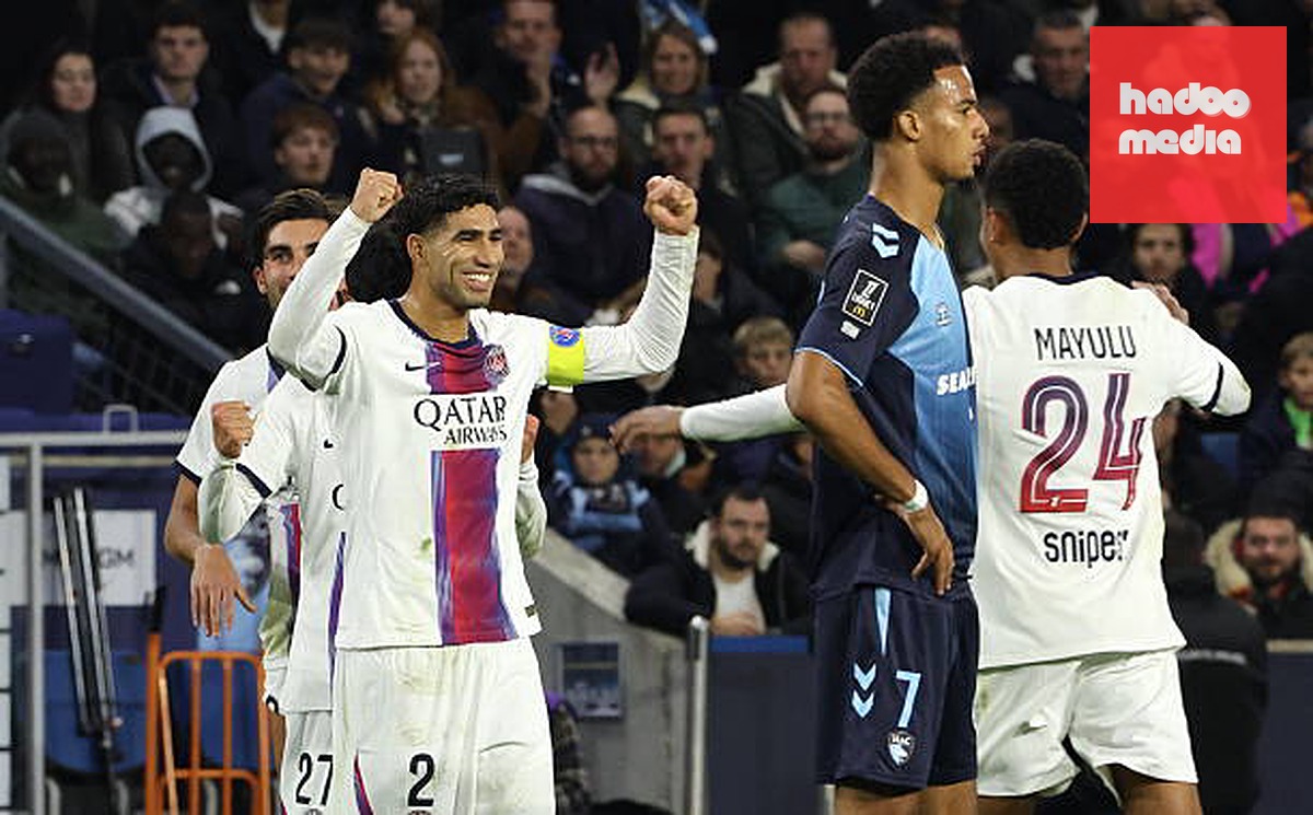 Achraf Hakimi có một ngày thi đấu ấn tượng. Ảnh: Xavier Laine/Getty Images