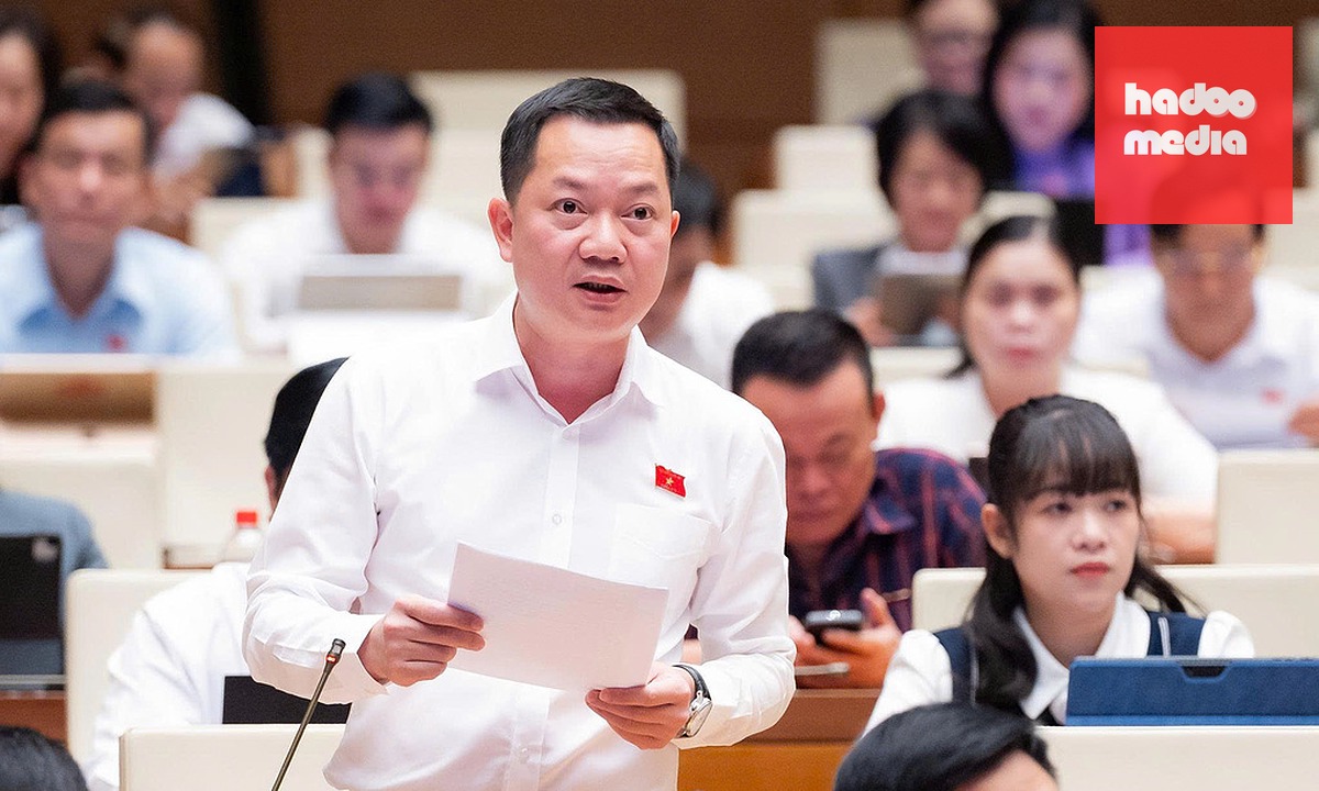 Đại biểu Trịnh Xuân An, Ủy viên chuyên trách Ủy ban Quốc phòng, An ninh và Đối ngoại tại hội trường Quốc hội. Ảnh: Cổng TTĐT Quốc hội
