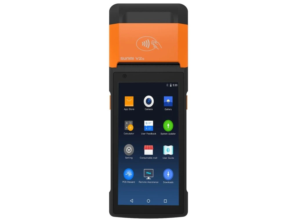 Sunmi V2s - dotyková mobilní pokladna s tiskárnou 